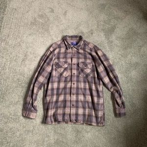 Pendleton Board Shirt Brown/Red Ombre Size XL Regular